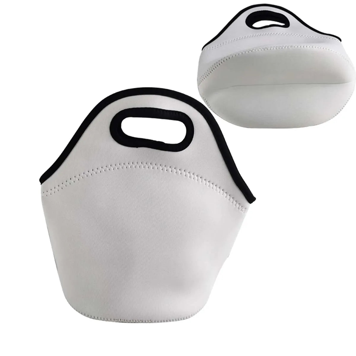 Neoprene Sublimation Lunch Bag Blank Custom DIY Thermal Insulated Lunch Tote Bag