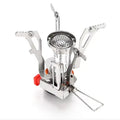Small Backpack Camp Single Burner Windproof Butane Fuel Canister for Outdoor Picnics and Backpacking Stove