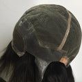 Bleached Knots Natural Hairline French Lace 100% Human Hair Toupee Mens Wig Hair Replacement System