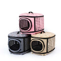 Outdoor Portable Pet Carrier Bag Soft Dog Cat Traveling Bag Removable Cover Pet Carrier Bag EVA Foldable Pet Cage