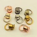 For Deepeel ZD020 Bag Hardware Accessories Rivet Type Snap Hook Side Ring Nails Buckles Screw Rings Bags Chain Connection Buckle