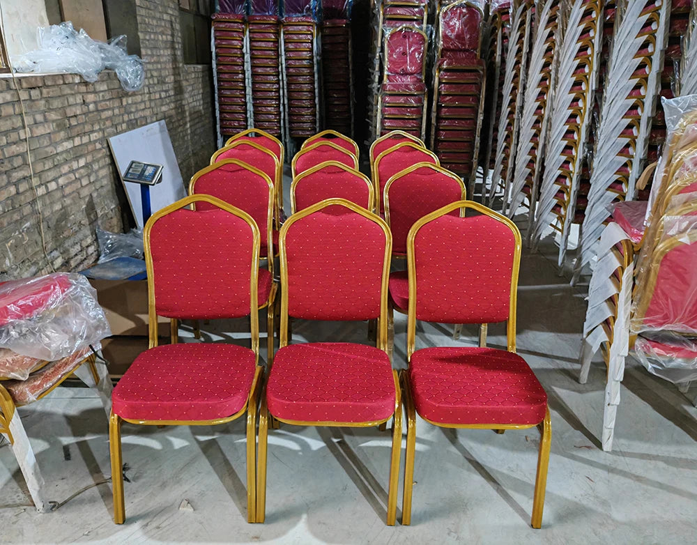 Cheap Wholesale Hot Sale Metal Fabric Stackable Hotel Furniture Banquet Chairs for Living Room Apartment Hospital Party Events