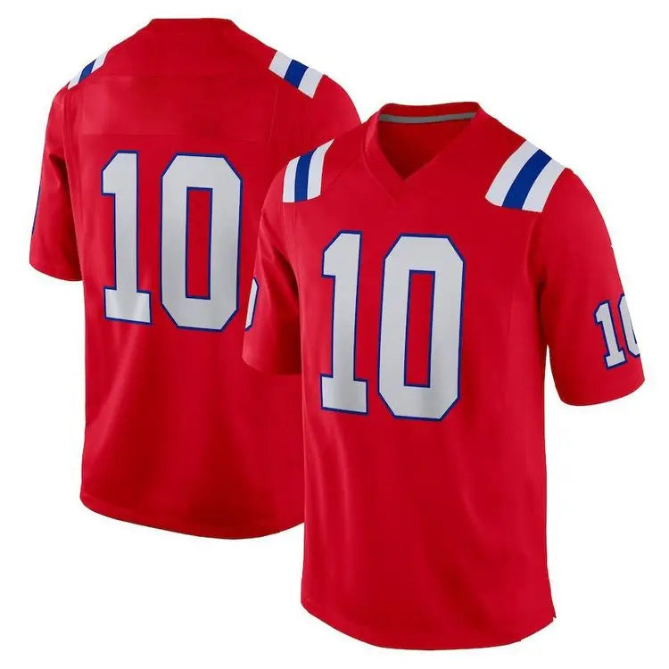 Custom Sublimated Printing Mesh American Football Jersey Trendy Streetwear League Retro Crop American Football Rugby Shirt
