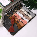 Hand Woven Animal Pattern Tassel Keychain with Cotton Rope Car Key Pendant and Bag Decoration-Gift