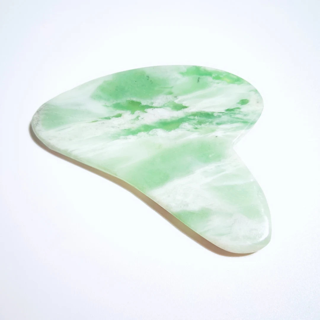 Hongzhuo Facial Gua Sha Hot Selling Scraping Massage Xiuyan Jade Guasha Board