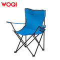 WOQI Portable Foldable Lightweight Leisure Fishing Chair with Armrests Outdoor Travel Camping Folding Chair