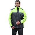 Hot Sale Waterproof Polyester Men Motorcycle Rain Suit Rain Coat for Adult in Fishing Hiking