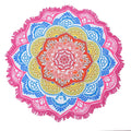 Large Microfiber Boho Mandala Beach Towel Round Bohemian Beach Blanket Hippie Indian Throw Blanket