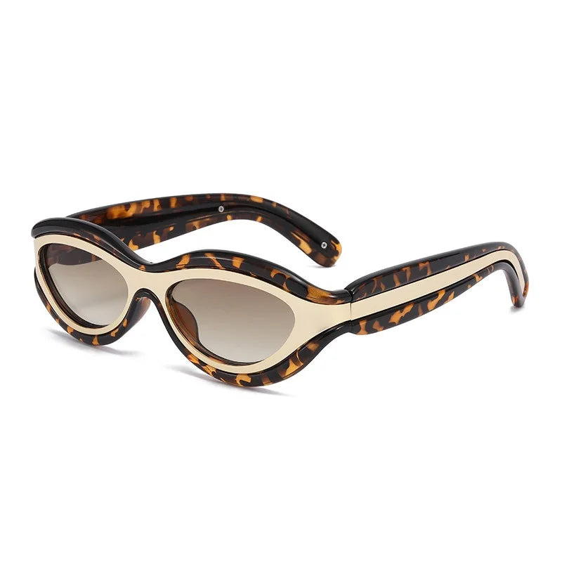 2026 New Arrival Fashion Trendy Youth Sunglasses UV400 Personality Design Cateye Luxury Sunglasses Women