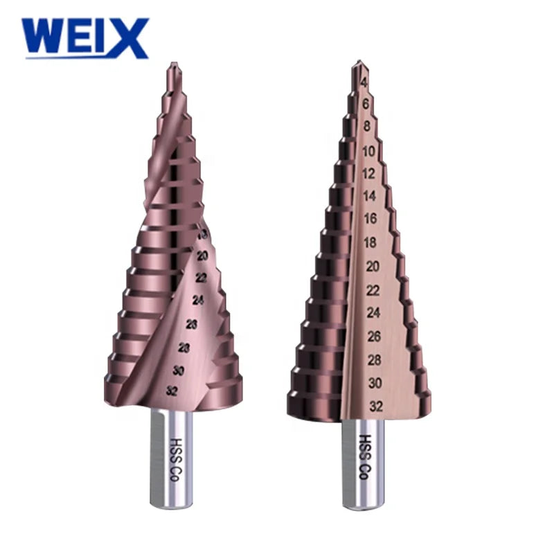HSS Step Drill Bits for Metal Wood Hex Shank Stepped Bit Carpenter Tools Auger Hole Opener