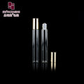 Small Order Quantity clear Color Mini Transparent Color Glass Perfume 10 ml Roller Ball Bottles