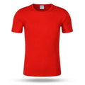 Cheap Price Custom Logo Printing Solid Knitted 100% Polyester Short Sleeve T Shirts for Men/Women