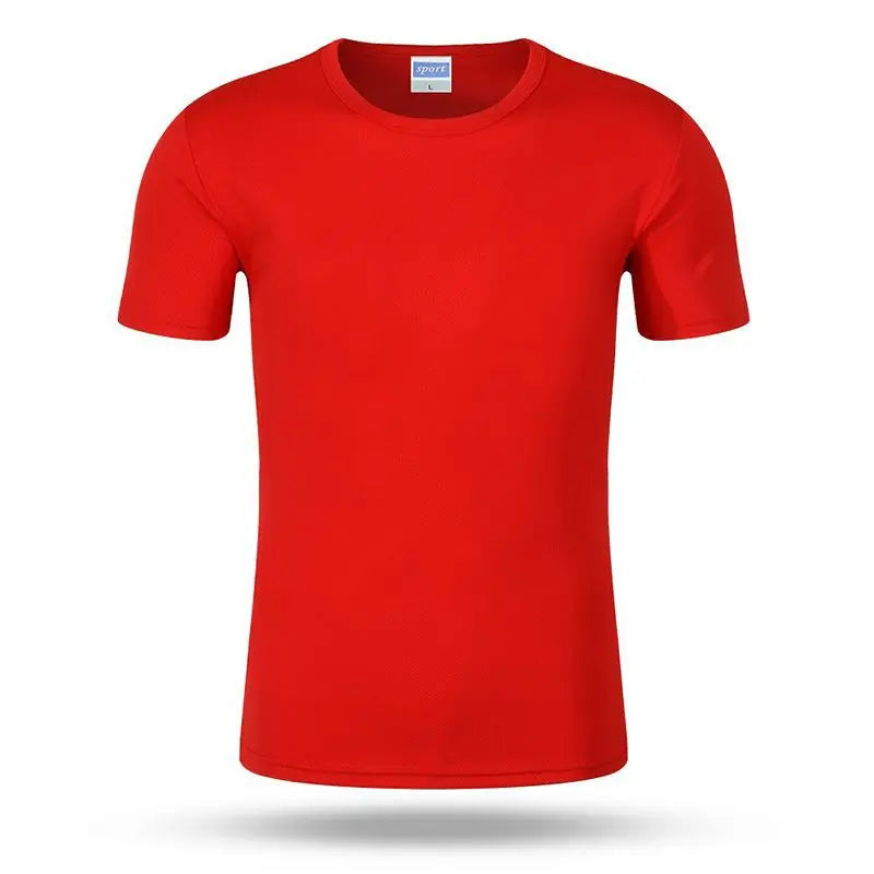 Cheap Price Custom Logo Printing Solid Knitted 100% Polyester Short Sleeve T Shirts for Men/Women