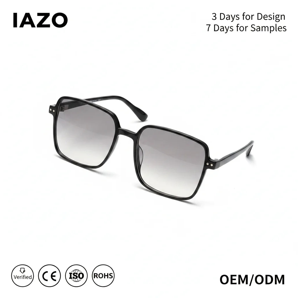 2024 Women's High Quality Square Frame Photochromic Anti Blue Light Glasses Wholesale PC Material Animal Pattern Decoration