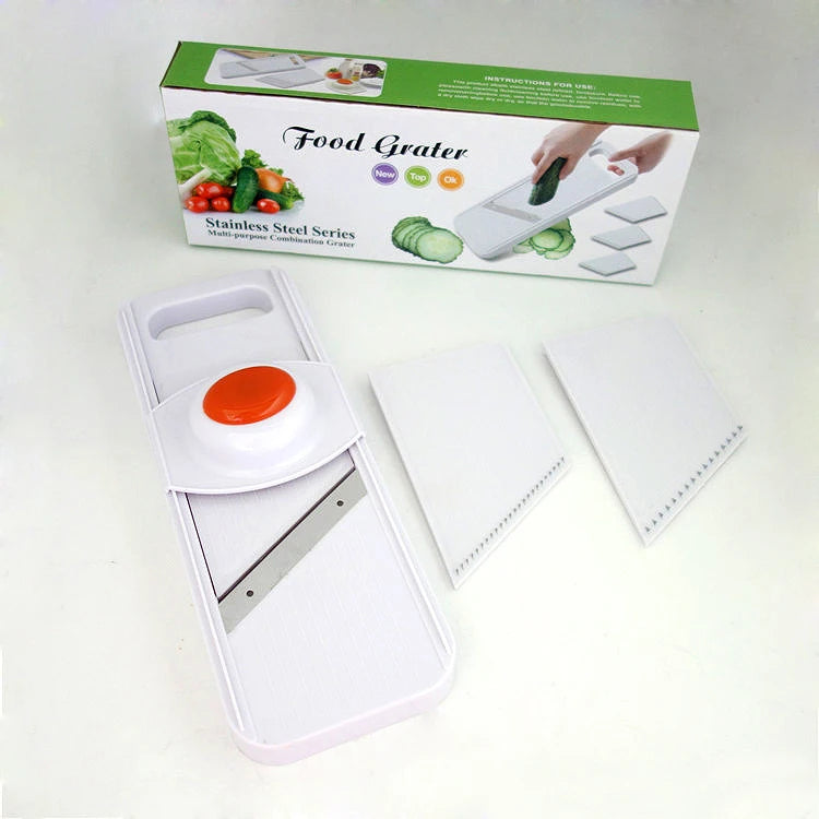Multi-functional Kitchen Strips Paring Knife Blade Grinder Shredder Chopper and Slicer Vegetable Skin Cutter Set