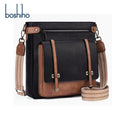 Custom PU Leather Large Capacity Business Commuter Crossbody Bag Casual Fashion Trend Multifunctional Shoulder Bucket Bag