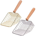 Wholesale Fine Hole Shovel Tool for Cat Excrement Easy Clean Walnut Sand Sieve Pet Accessories Cat Litter Scoop Poop