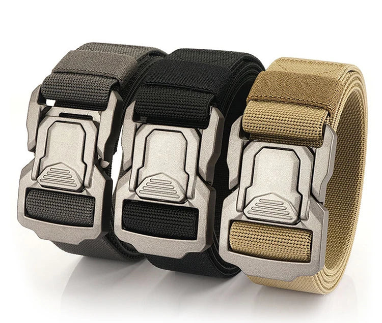 Cheap Casual Nylon Men's Tactical Belt Outdoor Casual Belt Quick Release Tactical Belt