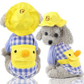 New Little Yellow Duck Cat Supplies Summer T-shirt Cute Pet Funny Dog Clothes