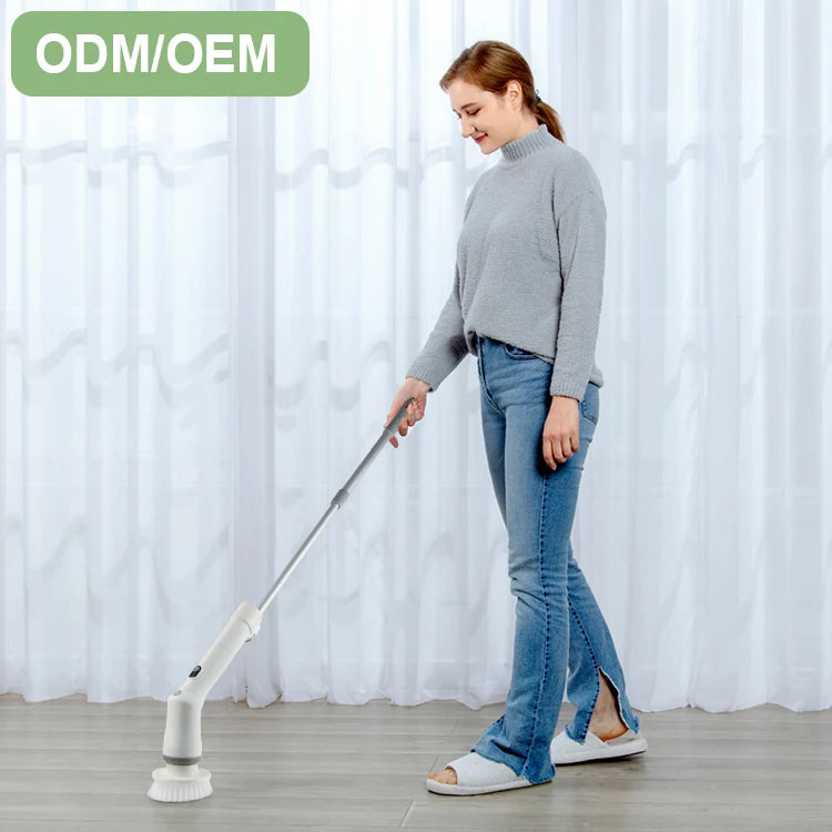 Cordless Electric Telescopic Cleaning Brush Versatile Efficient Tool for Garage Doors Walls Cars Cleaning Brushes Product