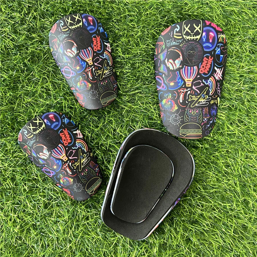 Factory Wholesale Custom PBT Football Shin Guard Hot Selling Punk Style Calf Protector Soft Soft for Running Protection