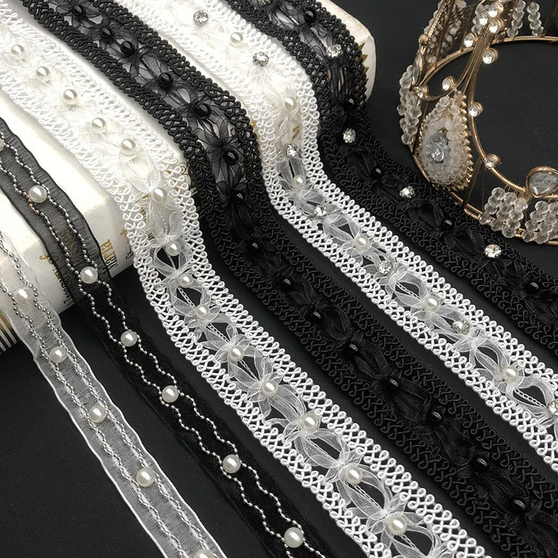 Beading Lace Pearl Collar for Clothing Accessories Clothing Decoration