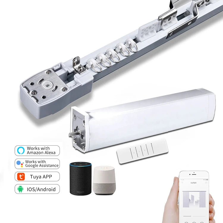 Home Office Customize Curtain Rod Aluminum Alloy Complete Curtain Track Product Set
