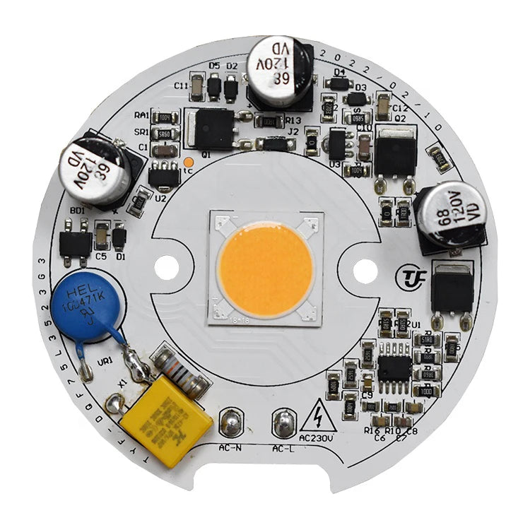 No Flicker Dimmable COB LED Module 10W 15W 20W 30W Driverless AC 110V 220V COB LED Chip Board for LED Celling Light