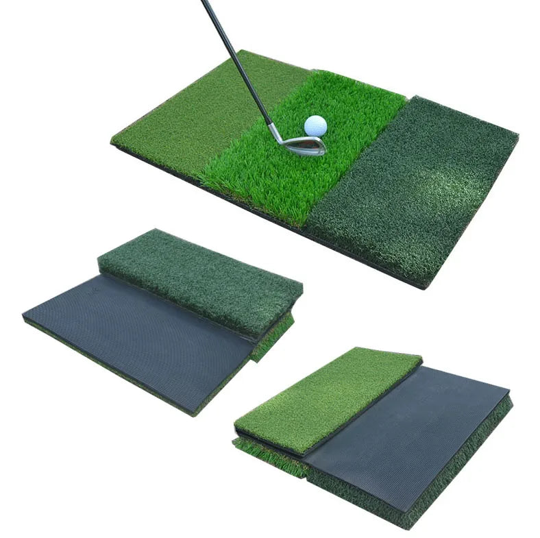 Direct Factory Forever FPM-05BF 3-in-1 EVA Foldable Ambidextrous Golf Mat for Driving Practice