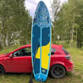 EU Overseas Warehouse 11'x34''x6'' Drop Stitch Inflatable SUP Waterplay Surfing Stand up Paddle Board for Ocean Waters