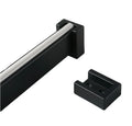 Customized Closet Rod with End Supports Aluminum with Extra Strength Structure Metal Wardrobe Rail with Matching Support