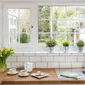 AS 2047 Australian Standard Double-layered Glass UPVC Windows and Doors Plastic Sliding Windows for Balcony