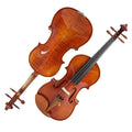 Sinomusik Gloss Yellow Brown Solid Wood  Violin  Handmade Professional Advanced Violins Ebony Part Jujubewood  HVB01