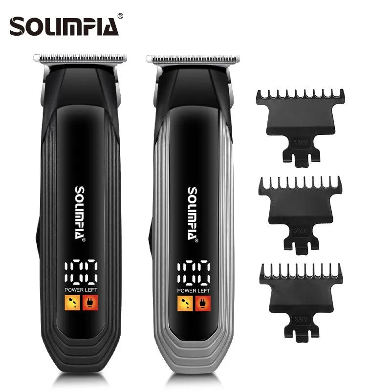 SOLIMPIA LED Hair Clippers USB Low Noise Electric Hair Clippers