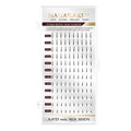 NAGARAKU Shape a Flat Base Individual Eyelash Extension Easy to Apply a Shape Lashes Natural Superroots  Mink False Eyelashes