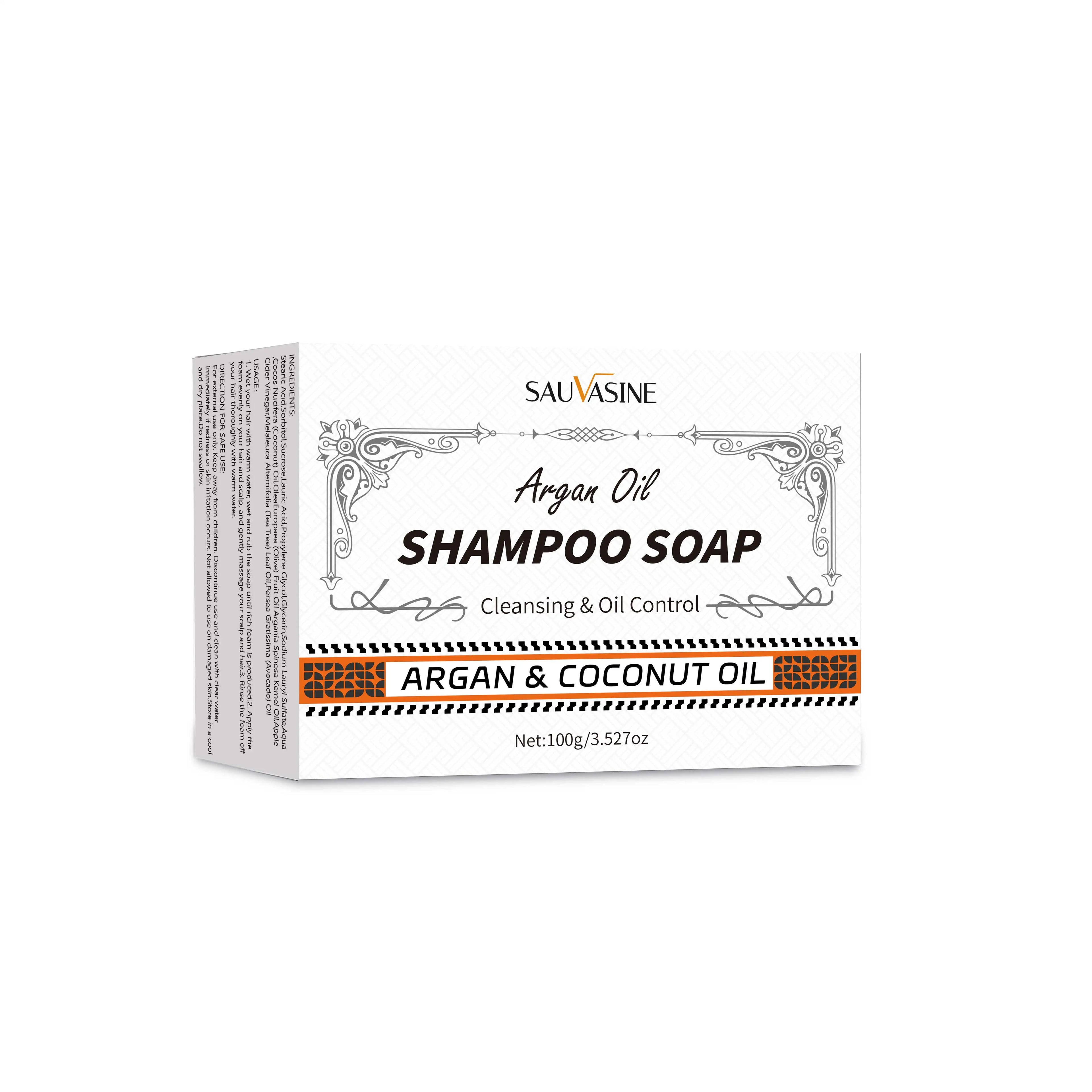 Lanthome Best-Selling Shiny Hair Nourishing Shampoo Bar 100g Solid Argan Oil & Coconut Oil for Damaged Hair