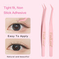FindLove Overlord Tweezers 304 Stainless Nippers Special for Eyelash Waterproof Non Stick Glue High-precision Tweezers