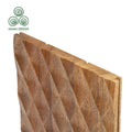 MUMU Various Material Carving Grooved Garden Bedroom Luxury 3D Effect Wave Wall Wooden Panel