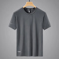 Quick Dry Sport T Shirt Men's 2023 Short Sleeves Summer Casual White Plus Oversize 6xl 7xl 8xl Top Tees Gym Tshirt Clothes