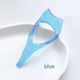 3-in-1 Stereo Crystal Mascara Guide Tool Assist Eyelash Tool Women's Eyelash er Makeup Card