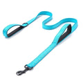 Kingtale Pet Supplier Traffic Padded 2 Handles Dog Leash for Extra Control with Reflective Stitch for Night Walking for Pets