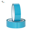 2- Release Layer Heat Resistant Polyester PET Film Base Material No-Residual Refrigerator Blue PET Holding Self Adhesive Tape