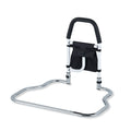 MSMT LQX110013 Queen Size Height Adjustable Bed Assist Rail Storage Pocket Soft Armrest 150kg Capacity Powder Coated Safety