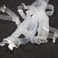 Swimwear Accessory Adjustable Elastic Bra Strap Eco-friendly TPU Material Transparent Bra Strap With Plastic or Metal Buckle