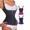 Women Tummy Belly Girdle Body Shaper Waist Cincher Corset Zipper Shapewear Push up Trainer Vest