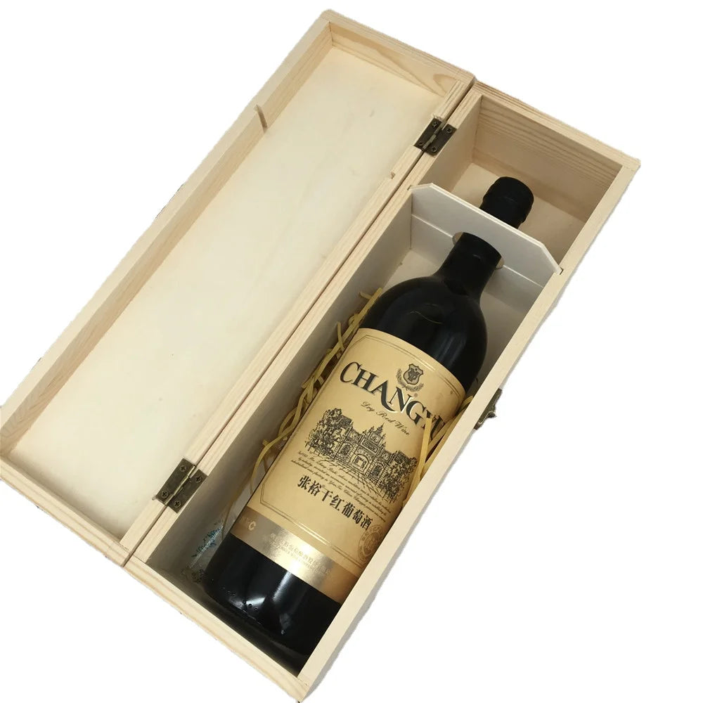 Hot Sale Wooden Box for Packaging Whisky and Red Wine Box
