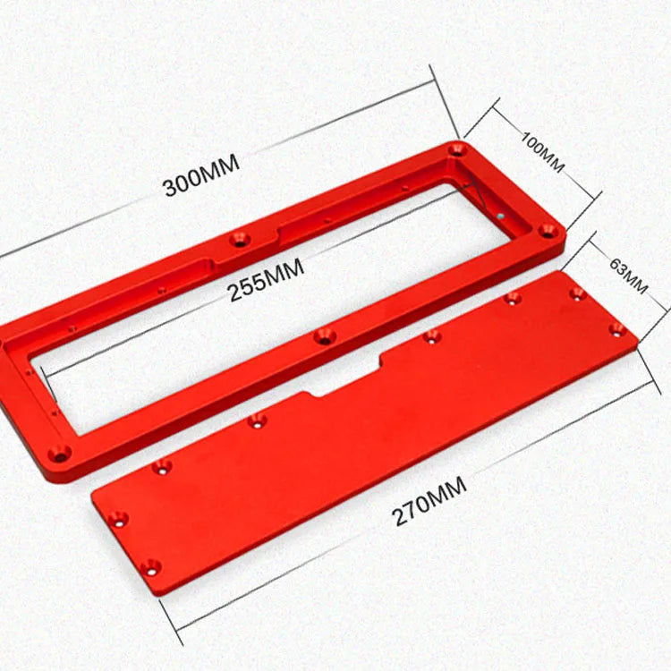 Electric Circular Saw Flip Cover Table Special Embedded Cover Plate Adjustable Aluminum Alloy Insert Woodworking Tool