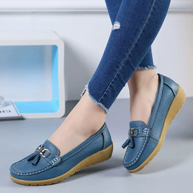 Sports Soft Shoes Blue White Socks Sneakers Lightweight Super Breathable Mesh Ladies Walking Shoes