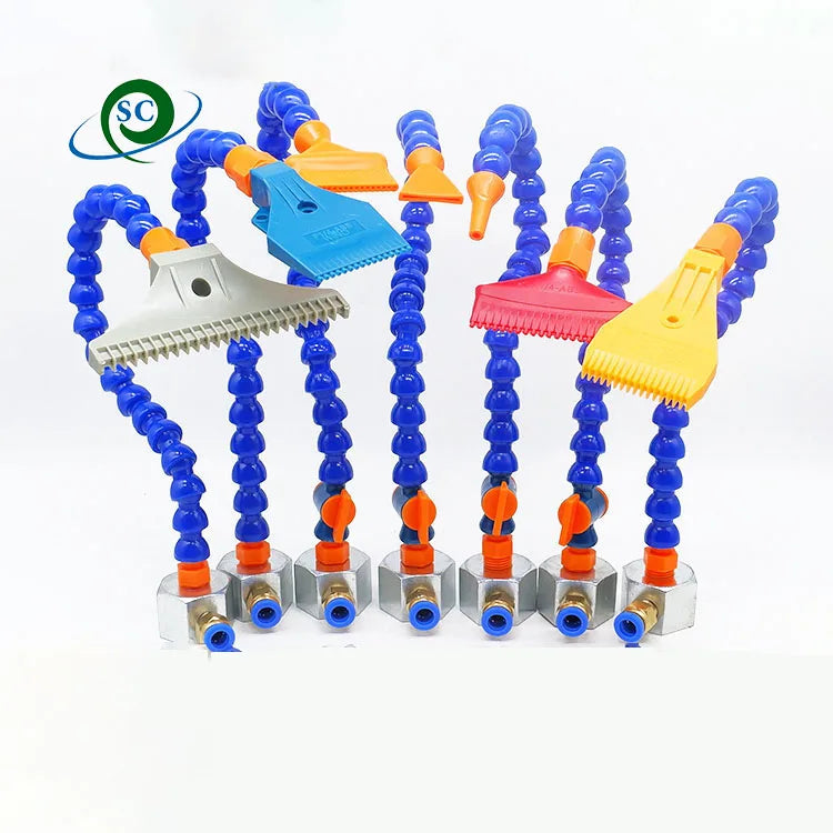 Plastic Flat Fan air Blowing off Spraying Wind Jet Nozzleadjustable Flexible air Nozzle