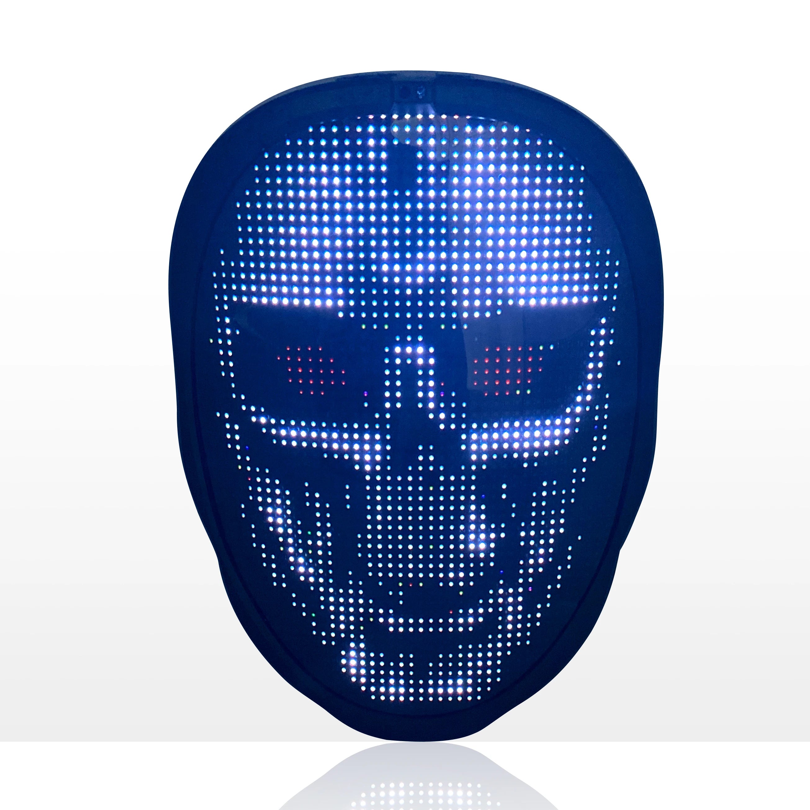 LED Display Mask Glowing Mask Blue Tooth Editing Full Color Color Changing Party Masquerade Mask Neon Mask in the Dark Glowing